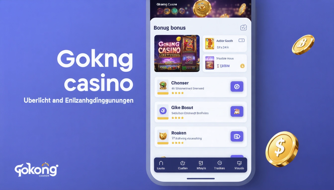Gokong casino bonus Übersicht und Einzahlungsbedingungen